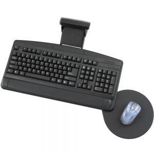 Swivel Out Mouse Tray - Sit Stand Desk Accessories