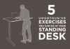 standing desk exercises