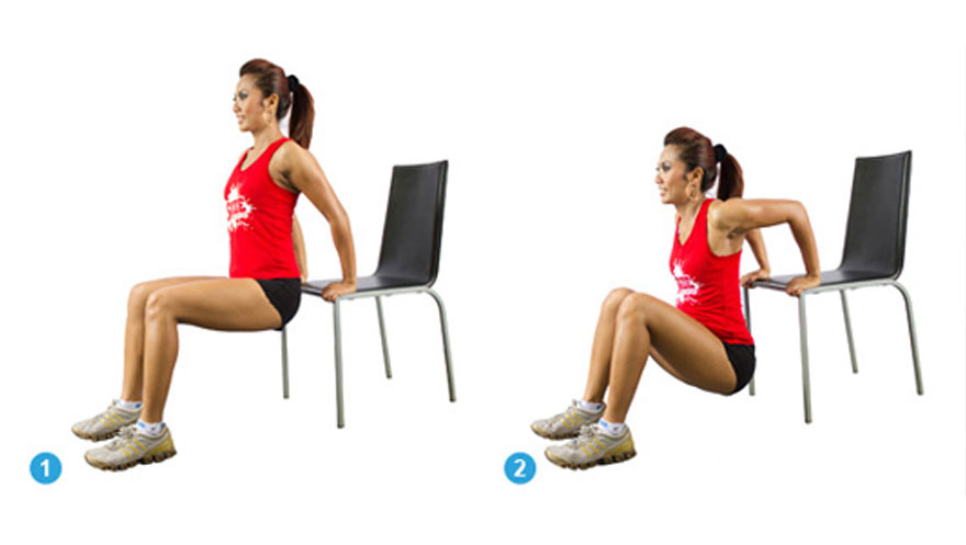 How to Perfect your Chair Dip Exercise Plan