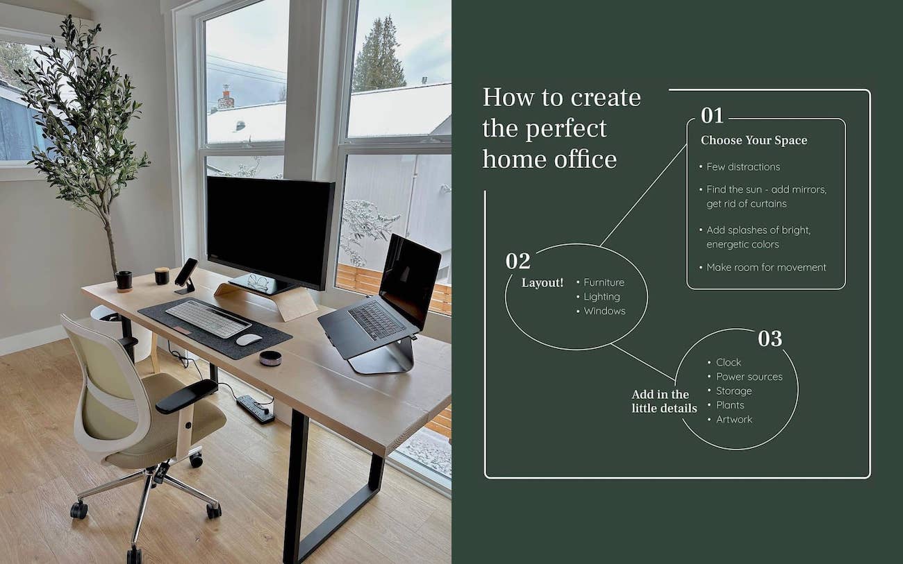 home office standing desk ideas