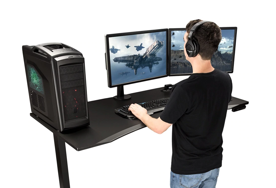 Gaming Desk with Uplift