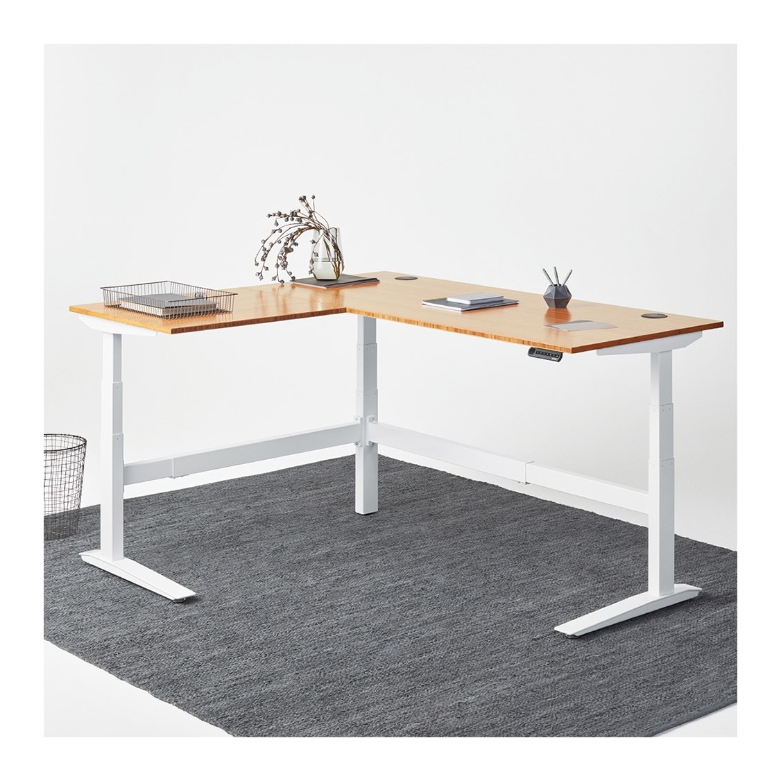 L Shaped Standing Desk: Jarvis vs Uplift