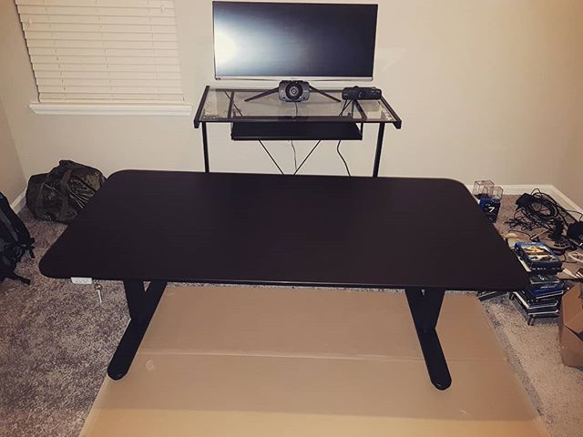 Review Ikea Bekant Standing Desk Blue, Ikea Bekant Table Top Review