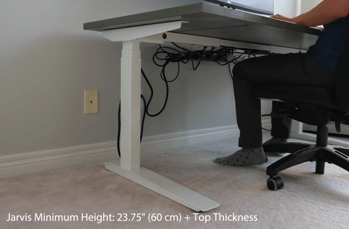 The standing desk Jarvis Minimum Height