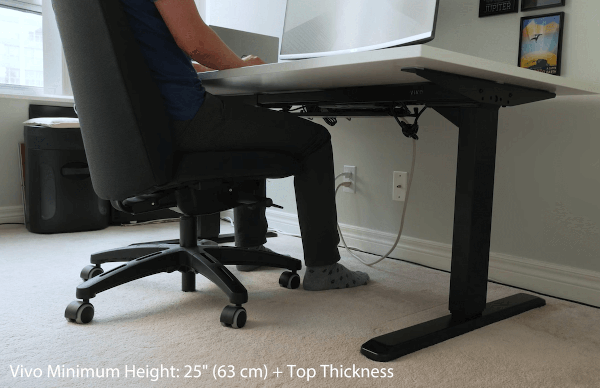 Vivo Minimum Height of the standing desk