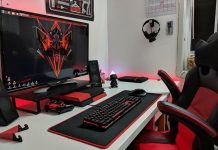 Gaming keyboard - one of 8 gaming desk accessories
