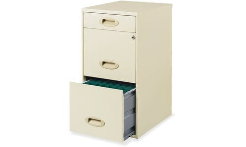 Hirsh SOHO 3 Drawer File Cabinet