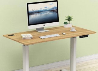 SHW electric height adjustable computer desk review