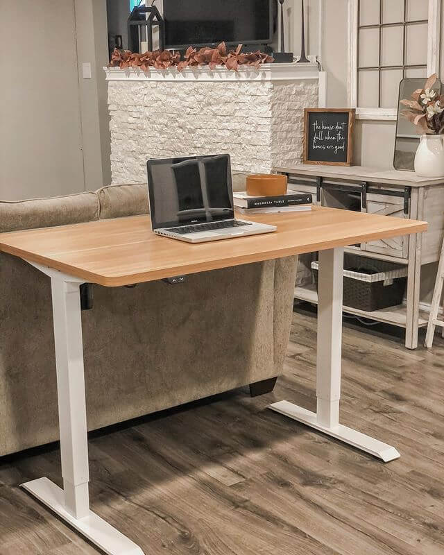 Flexispot electric standing desk wood version