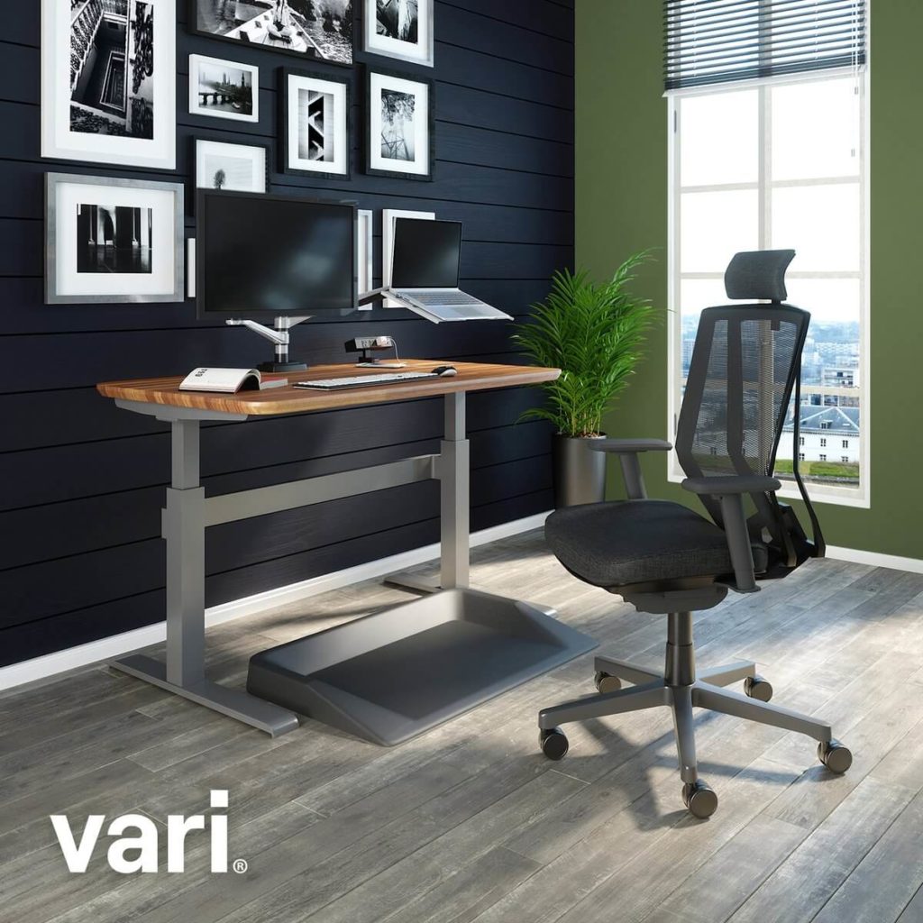 Vari Electric Standing Desk A Pretty Stable & good choice for short