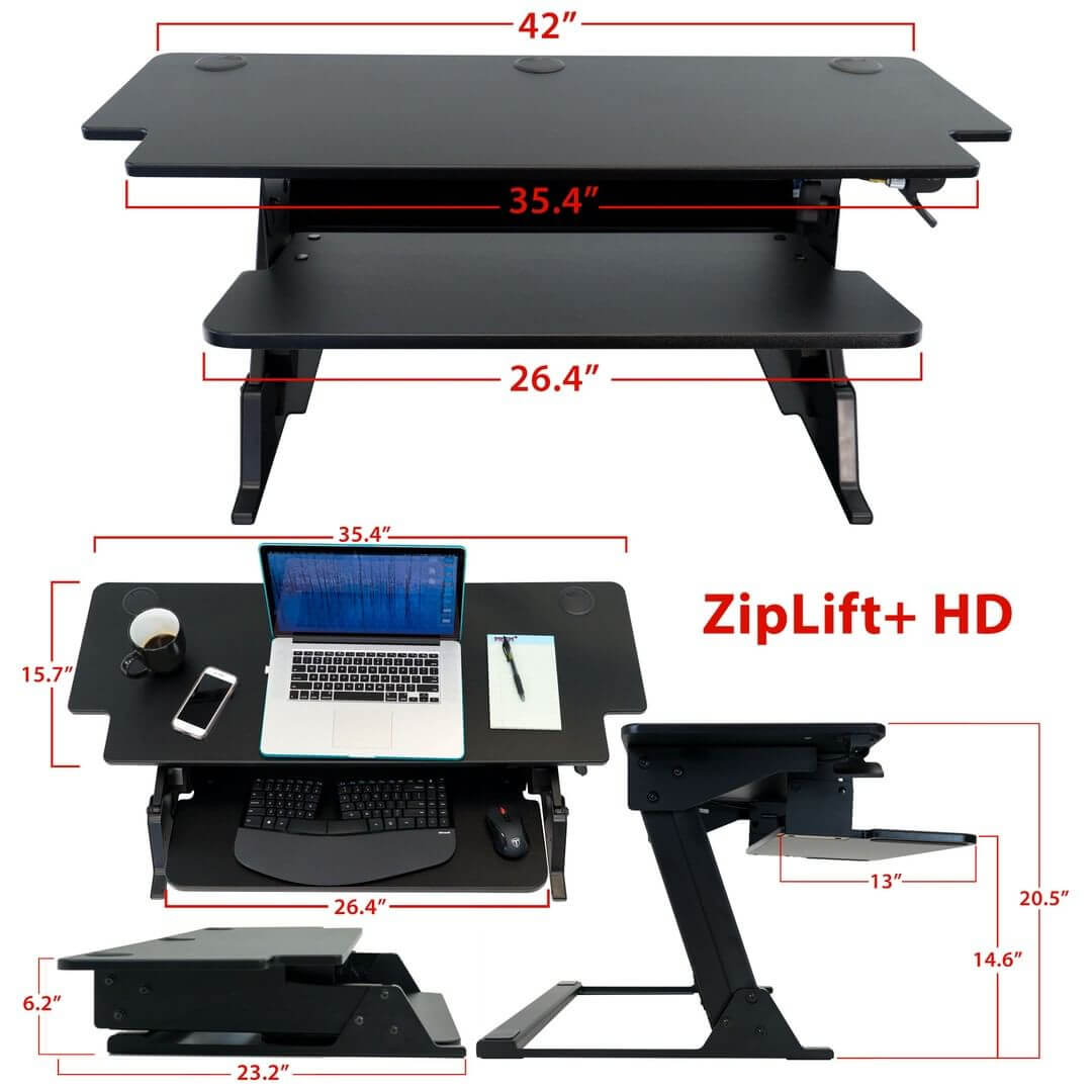 iMovR Ziplift standing desk converter review