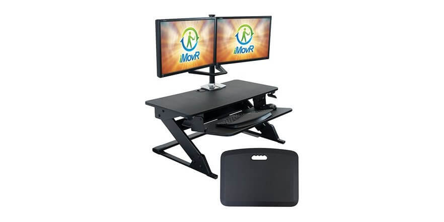 iMovR Ziplift standing desk converter