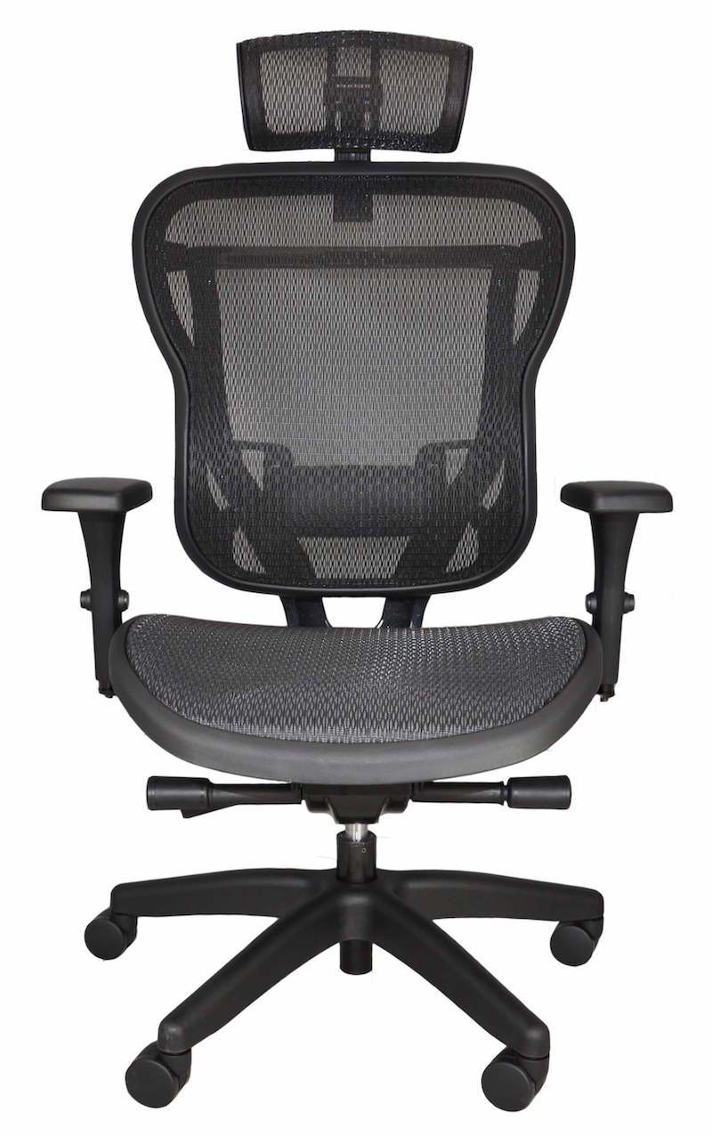 RIKA black mesh front headrest