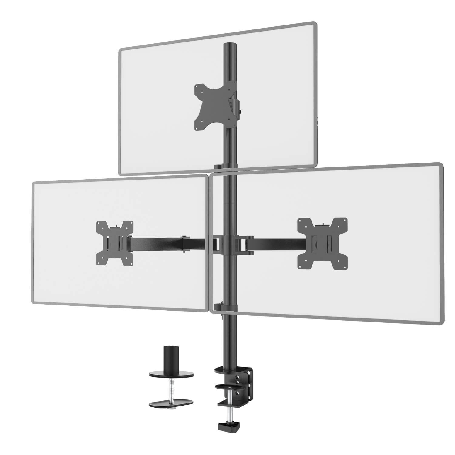 WALI Triple Monitor Stand