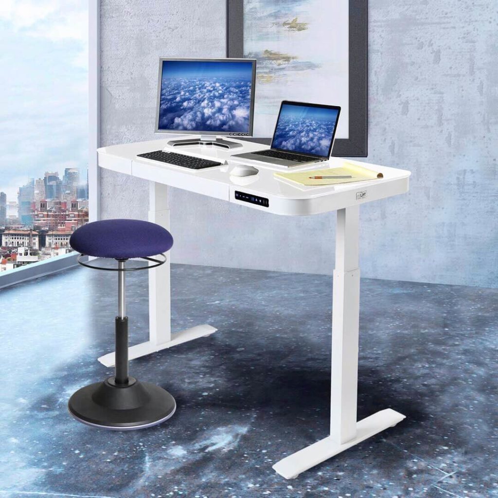Seville Classics airLIFT electric standing desk review What we love