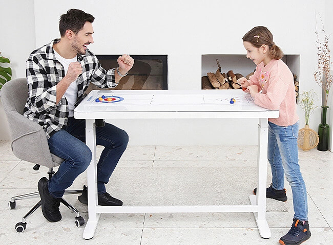 COMHAR Glass standing Desk