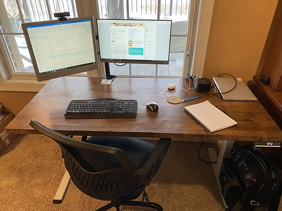 TOPSKY standing desk review about the frame only