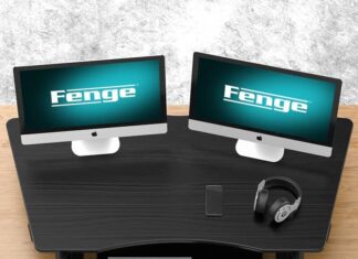 FENGE Height Adjustable Standing Desk Converter