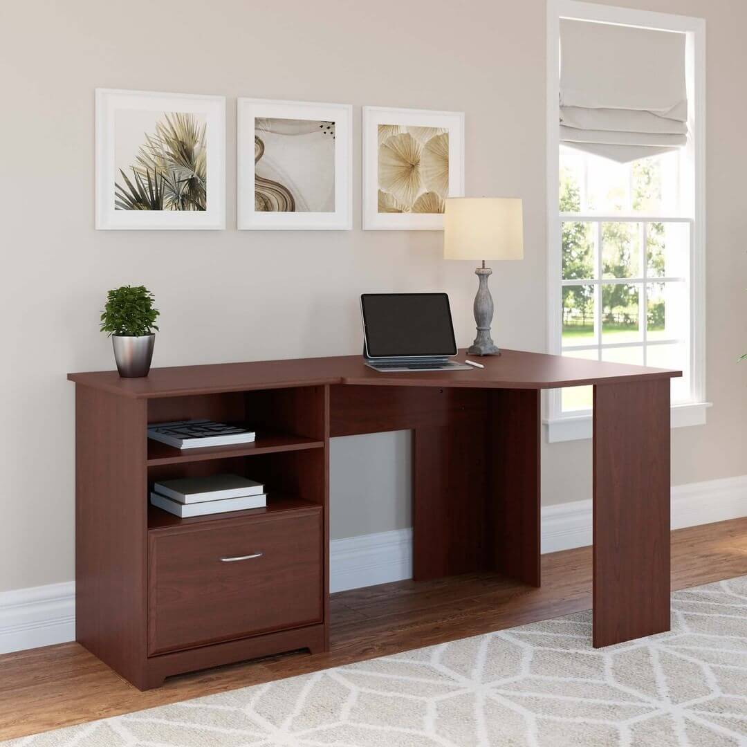 Bush Furniture Wheaton Reversible corner desk