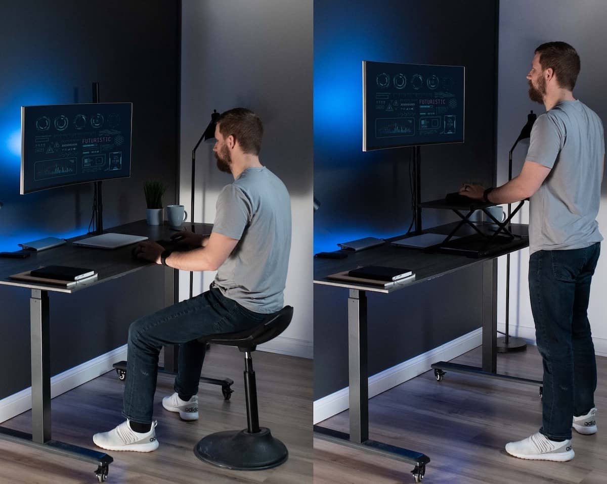 VIVO standing desk for tall people