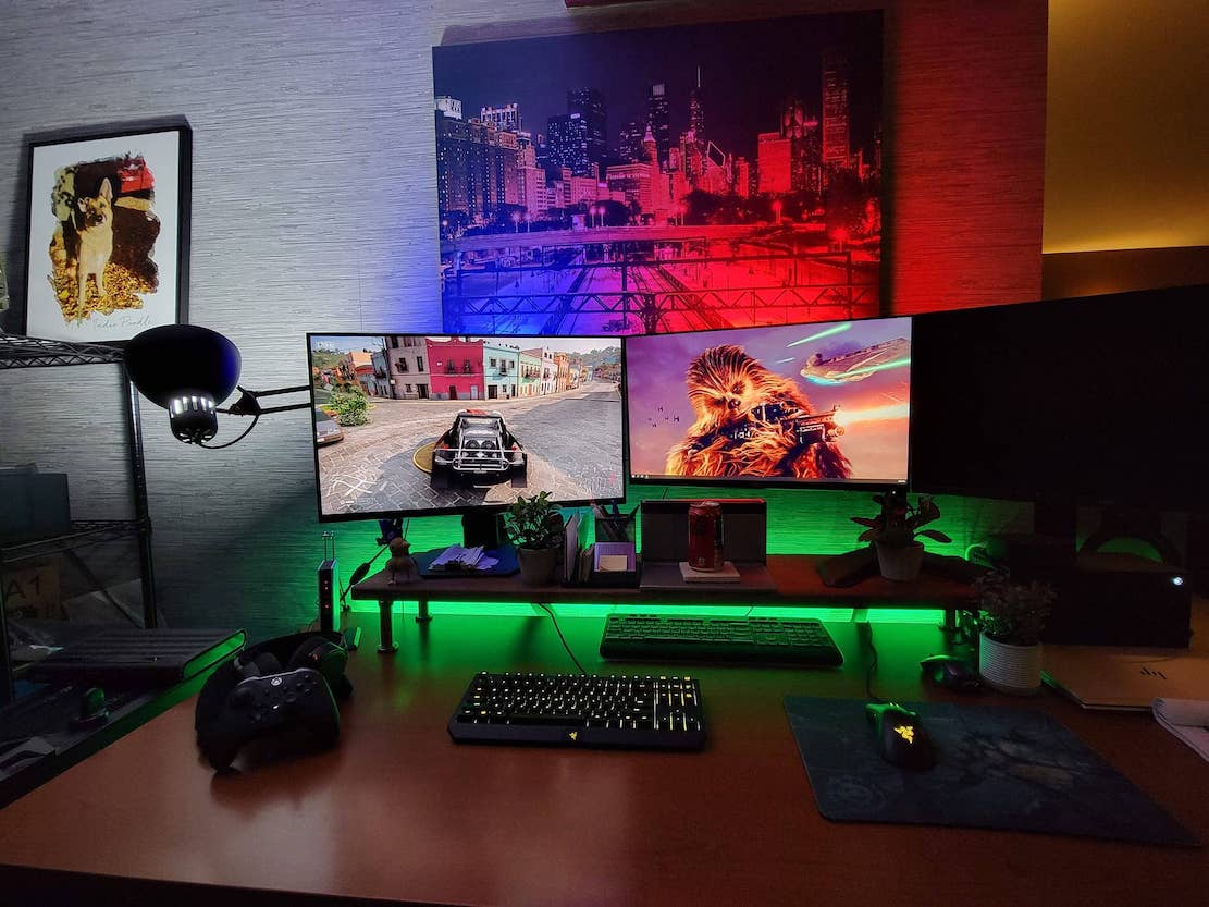 how big is the screen of your PC setup?