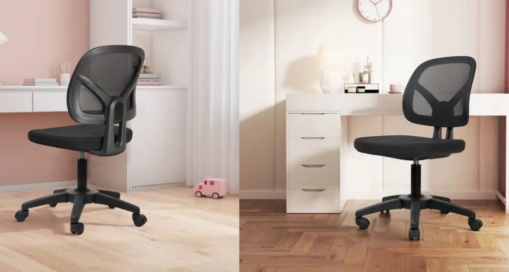 Top 5 best Armless Office Chairs with Decent Back Support