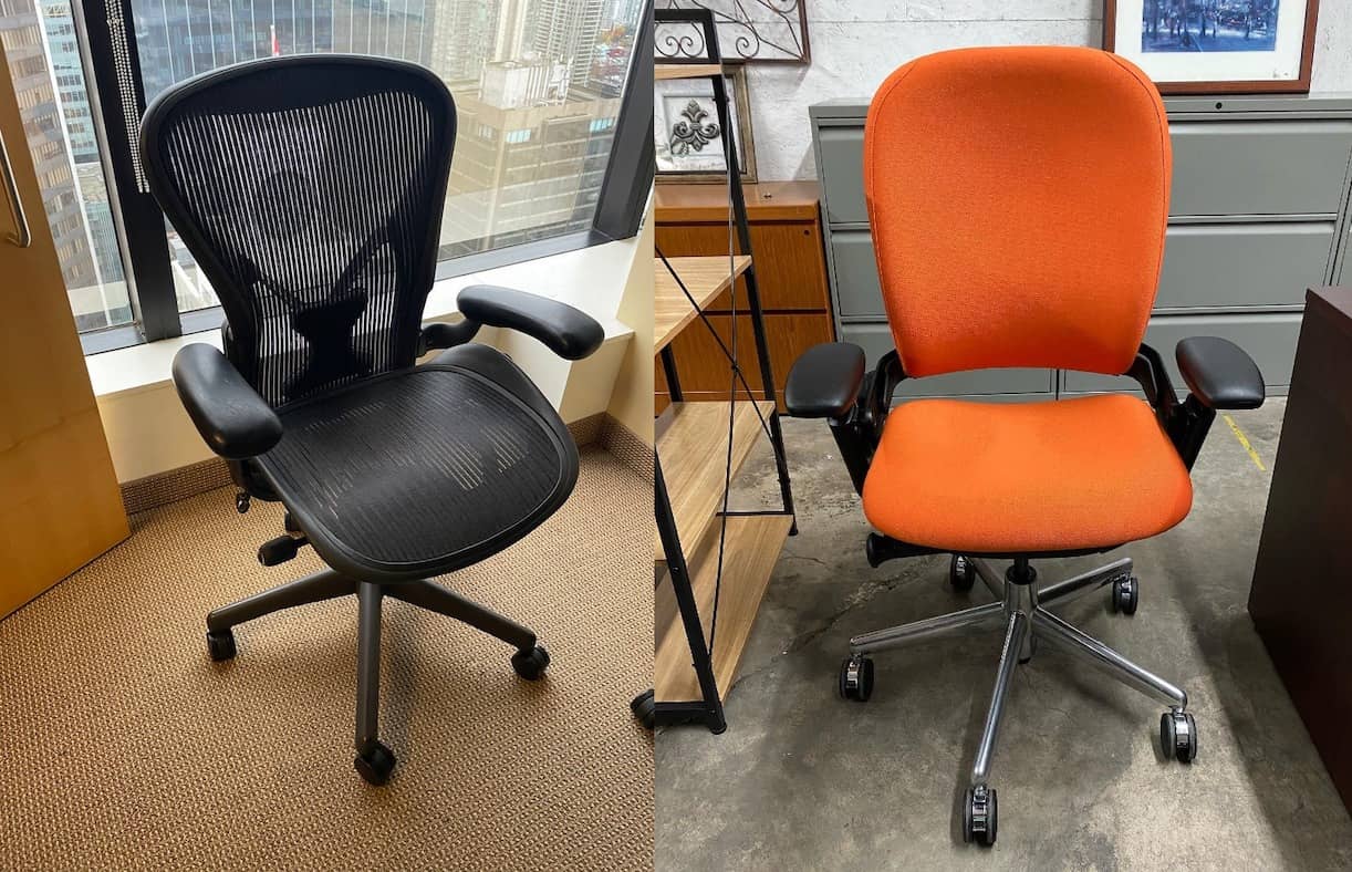 Herman miller aeron or steelcase leap hot sale