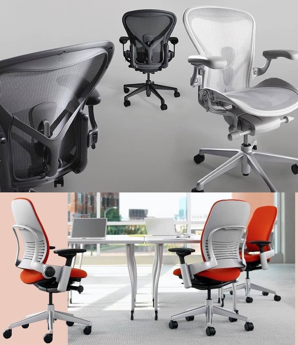 Steelcase leap v2 discount vs herman miller aeron