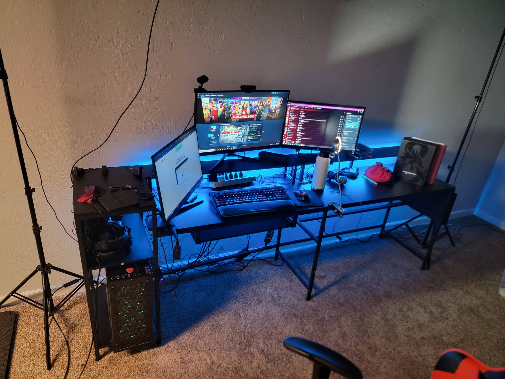 a gaming desk example