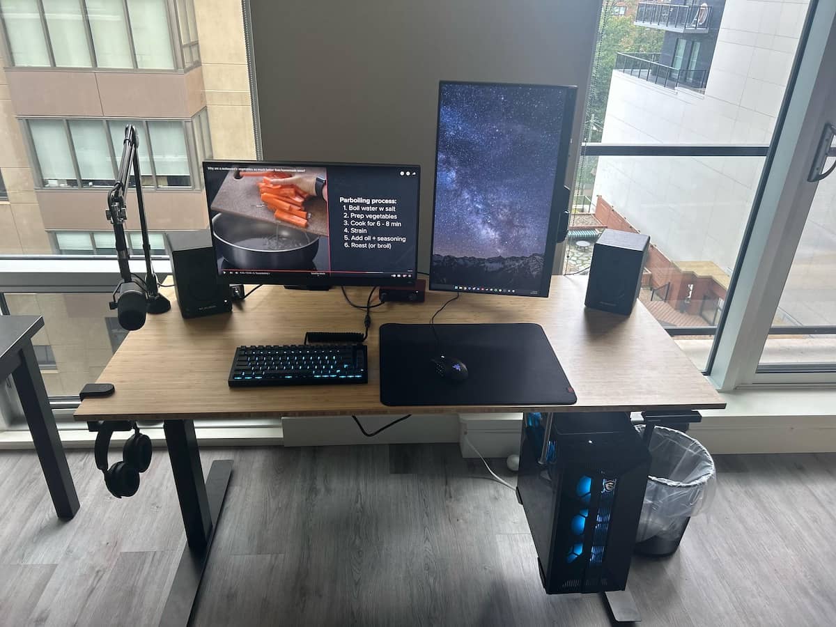 home office setup basic