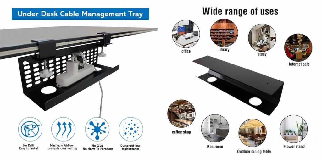 The 3 best Cable Management Trays That can Make your Desk Clutter Free