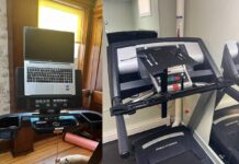 a laptop stand for your treadmill