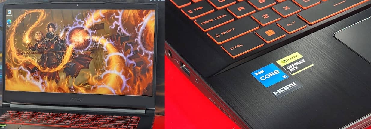 MSI GF63 Thin Gaming Laptop to compare the GPU