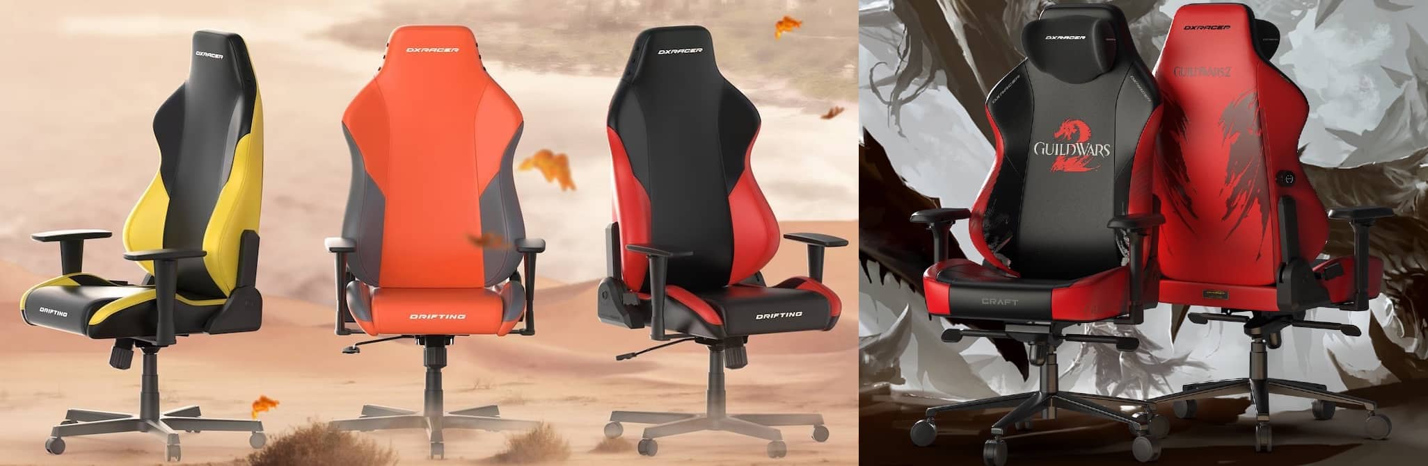 DXRacer chairs